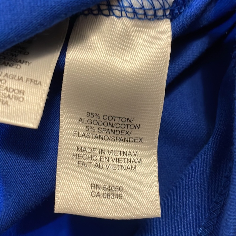 Jones New York total blue scoop neck tank top - Picture 7 of 7